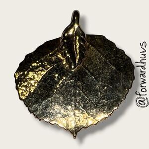 Bundle Sale 3 for $15 | Gold Plated Cast Leaf Pendant NO Chain